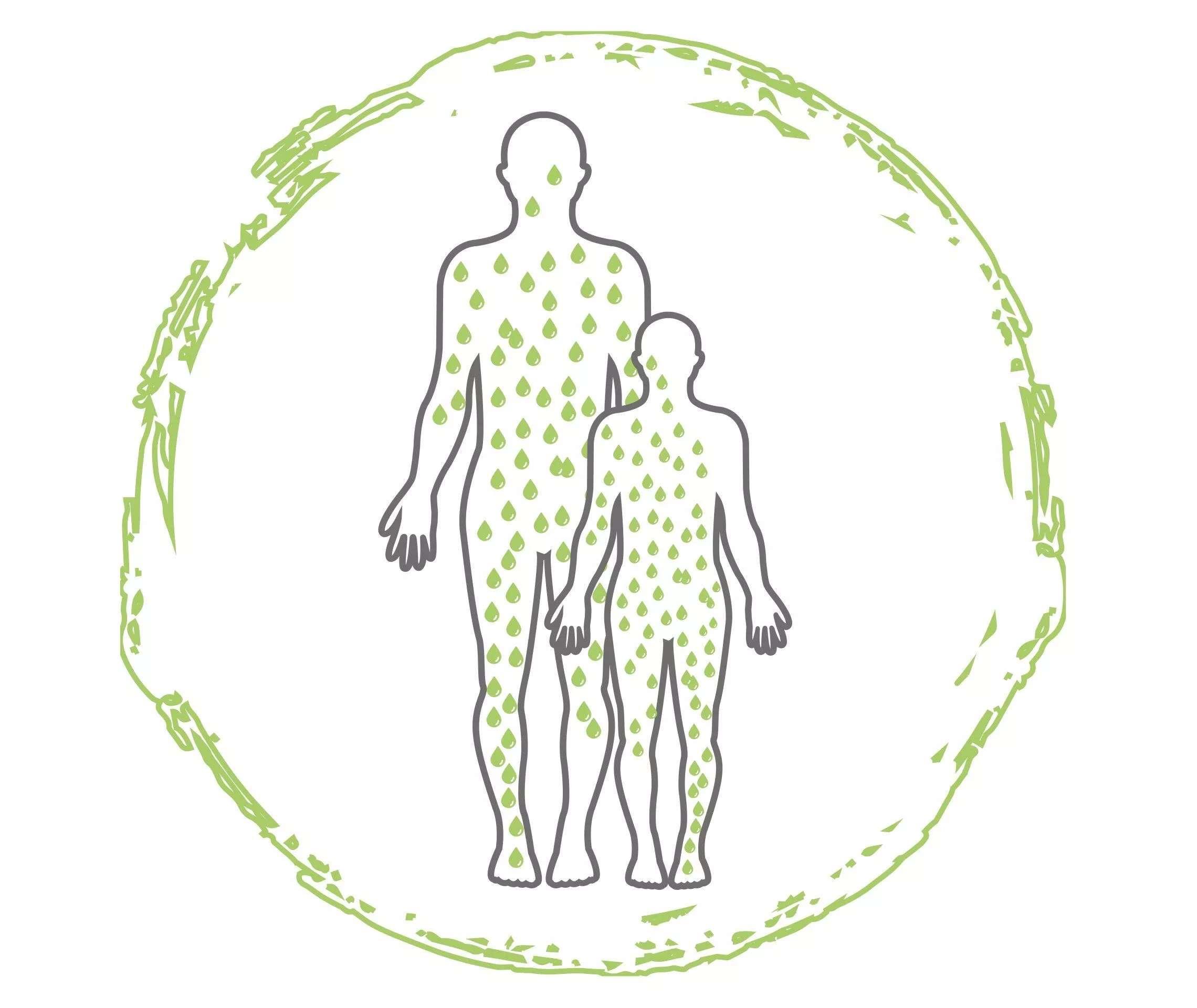 Meist erkranken Kinder und Jugendliche an einer Psoriasis guttata